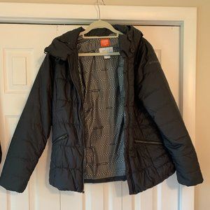 Columbia Thermal Coil Insulted Parka Hooded Jacket  Black SMALL